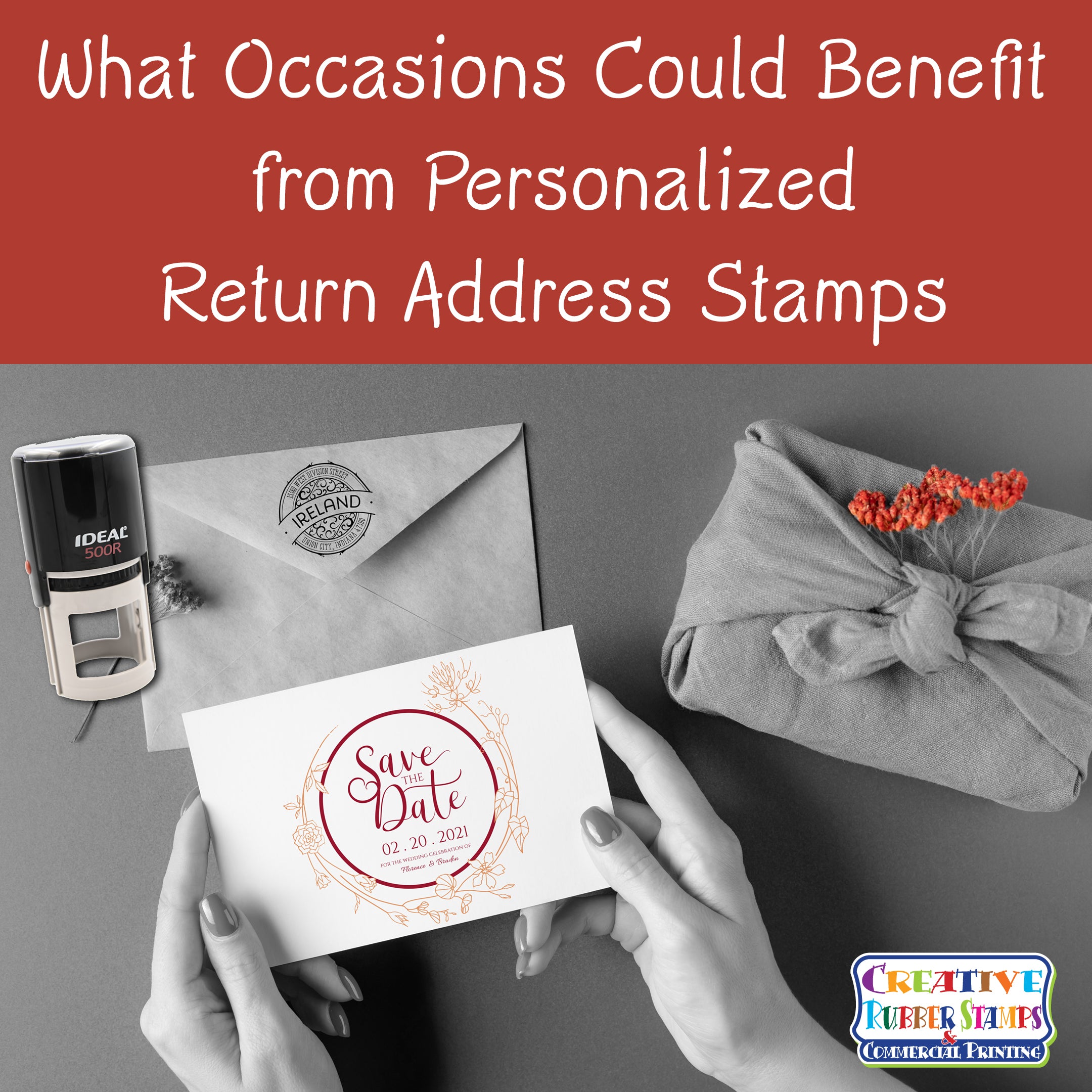 Benefits of Personalized Return Address Stamps Creative Rubber