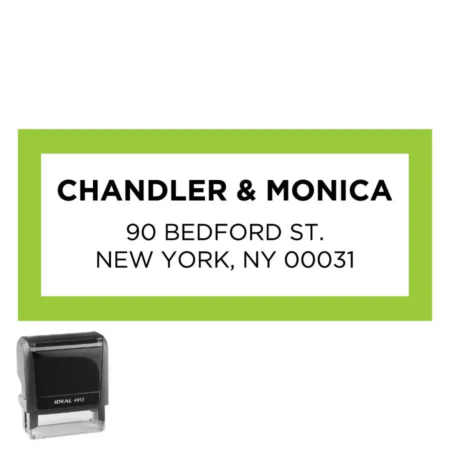 Rectangle Address Stamp