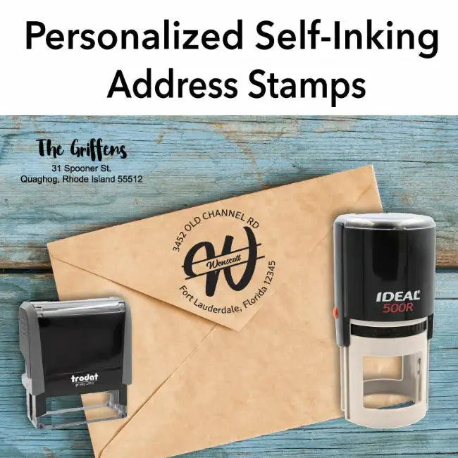 Personalized Self-Inking Address Stamps
