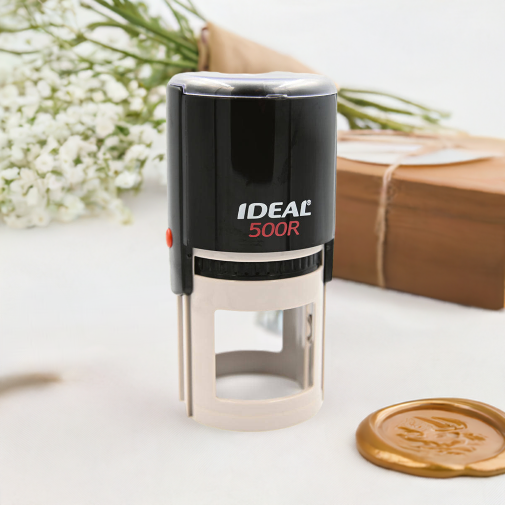 Personalized Round Self-Inking Address Stamp