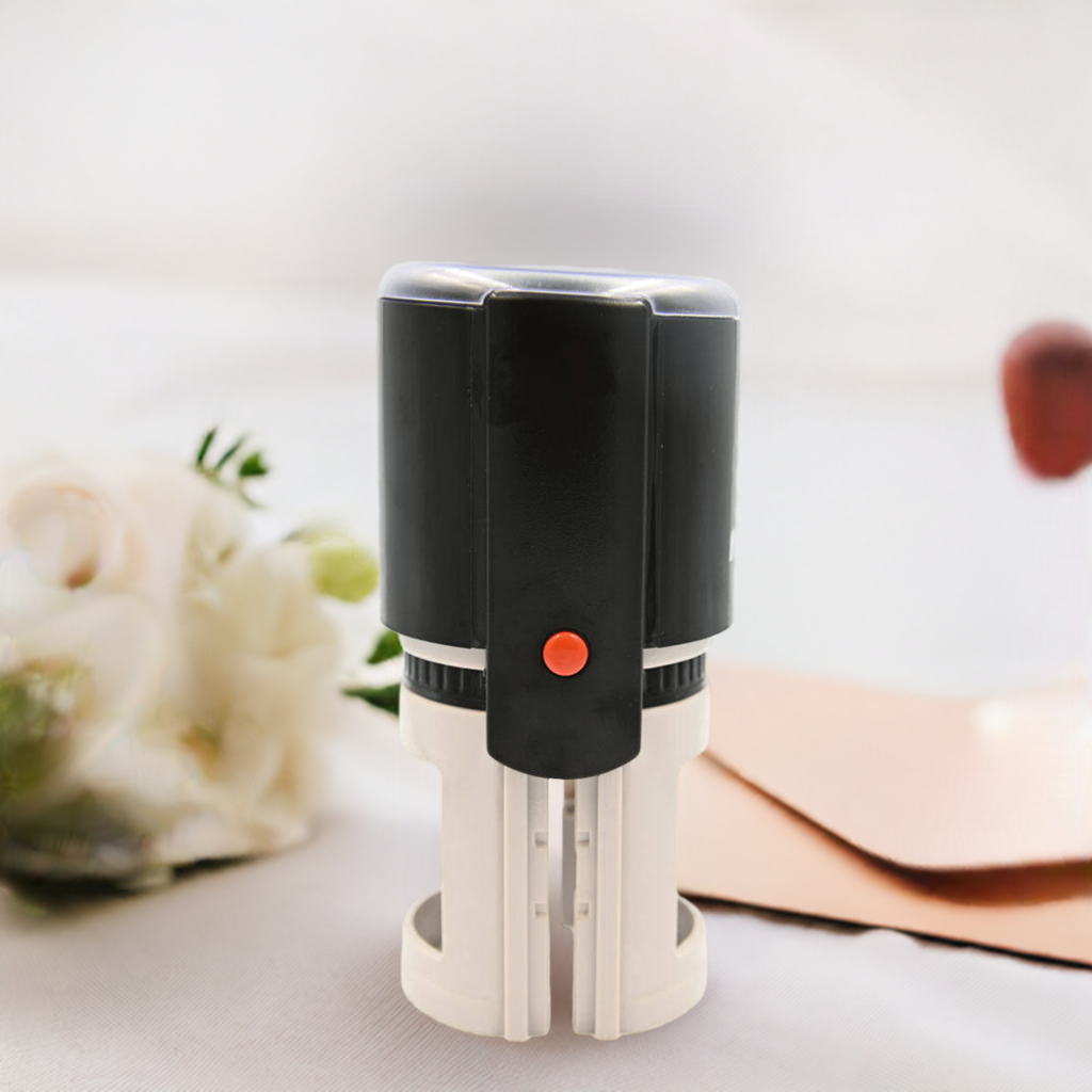 Personalized Round Self-Inking Address Stamp