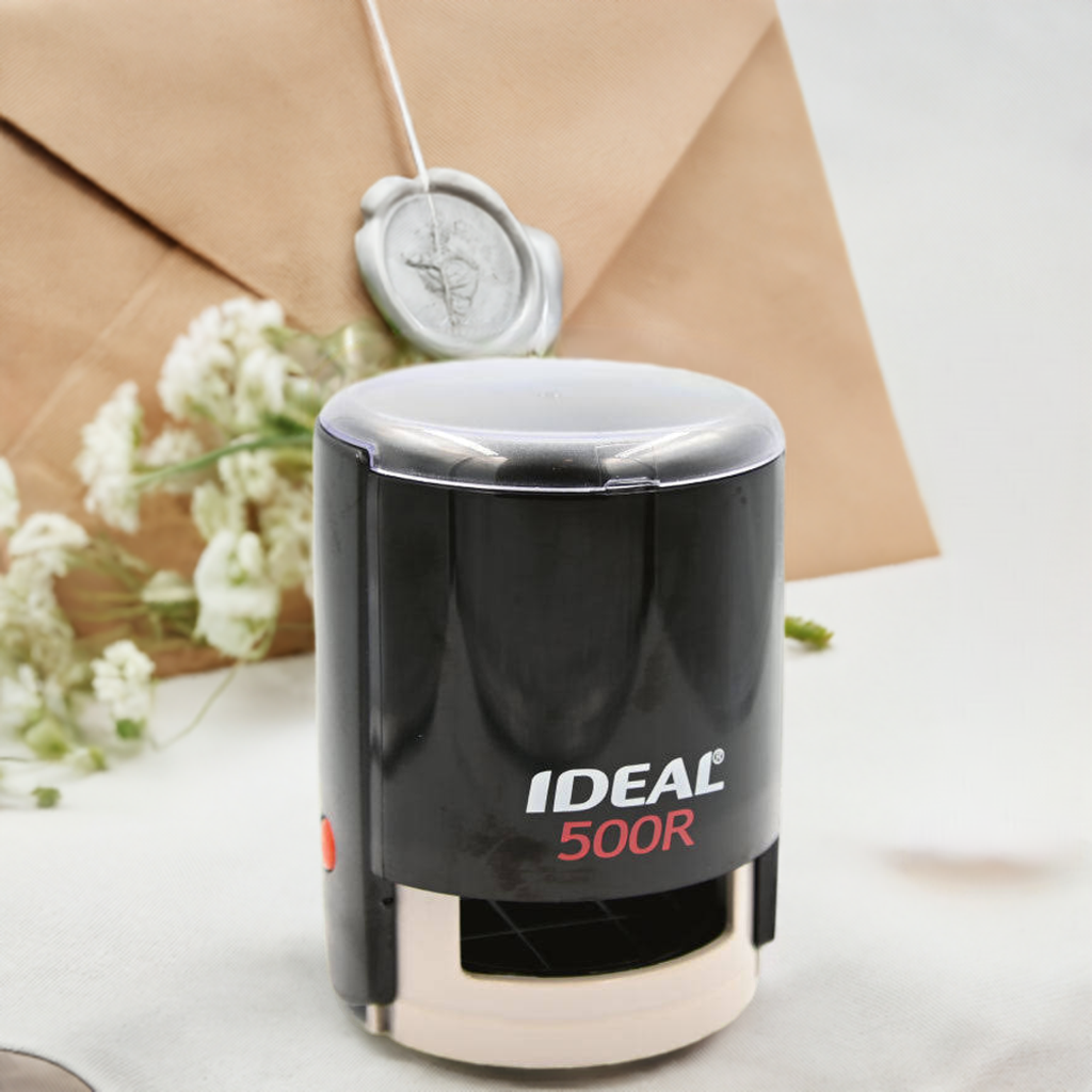 Personalized Round Self-Inking Address Stamp