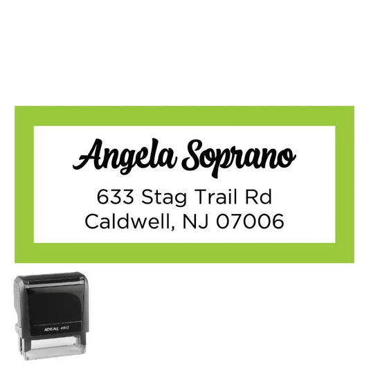 Personalized Rectangle Address Self-Inking Stamp