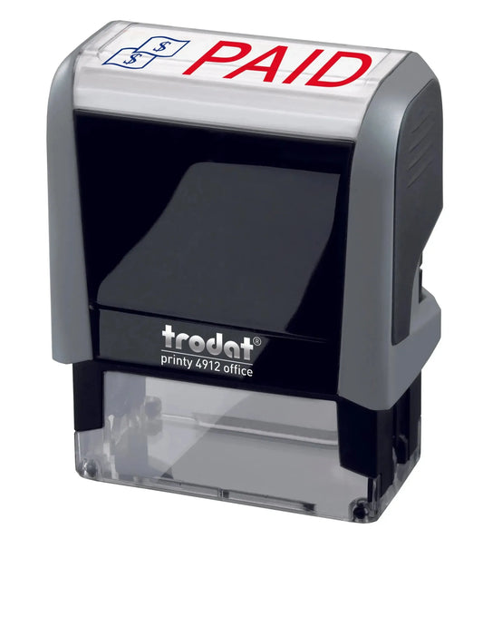 Trodat PAID Self - inking Stamp - Creative Rubber Stamps