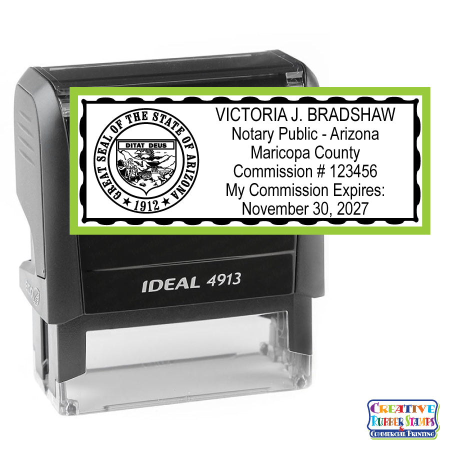 Notary Public Arizona Rubber Stamp