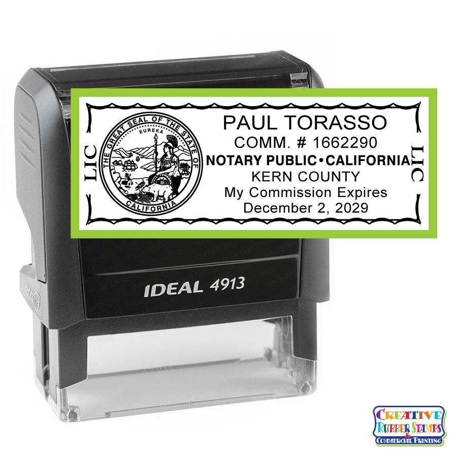 Date Stamp With Black Ink-Pad, New Creative Business Rubber Stamp