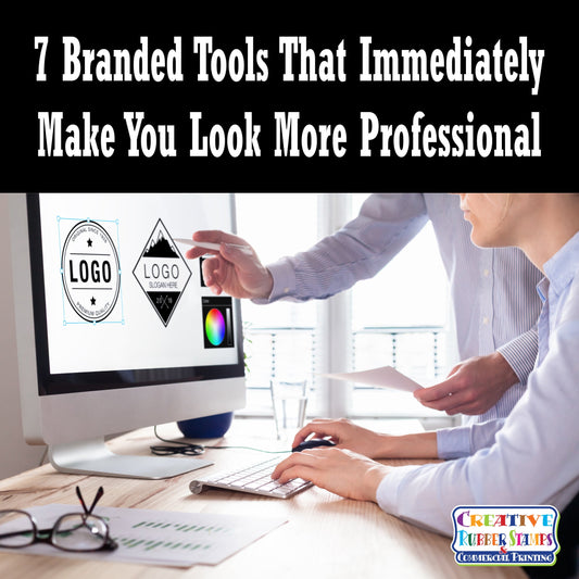 7 Branded Tools That Immediately Make You Look More Professional - Creative Rubber Stamps
