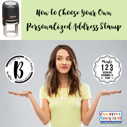 How to Choose Your Own Personalized Address Stamp