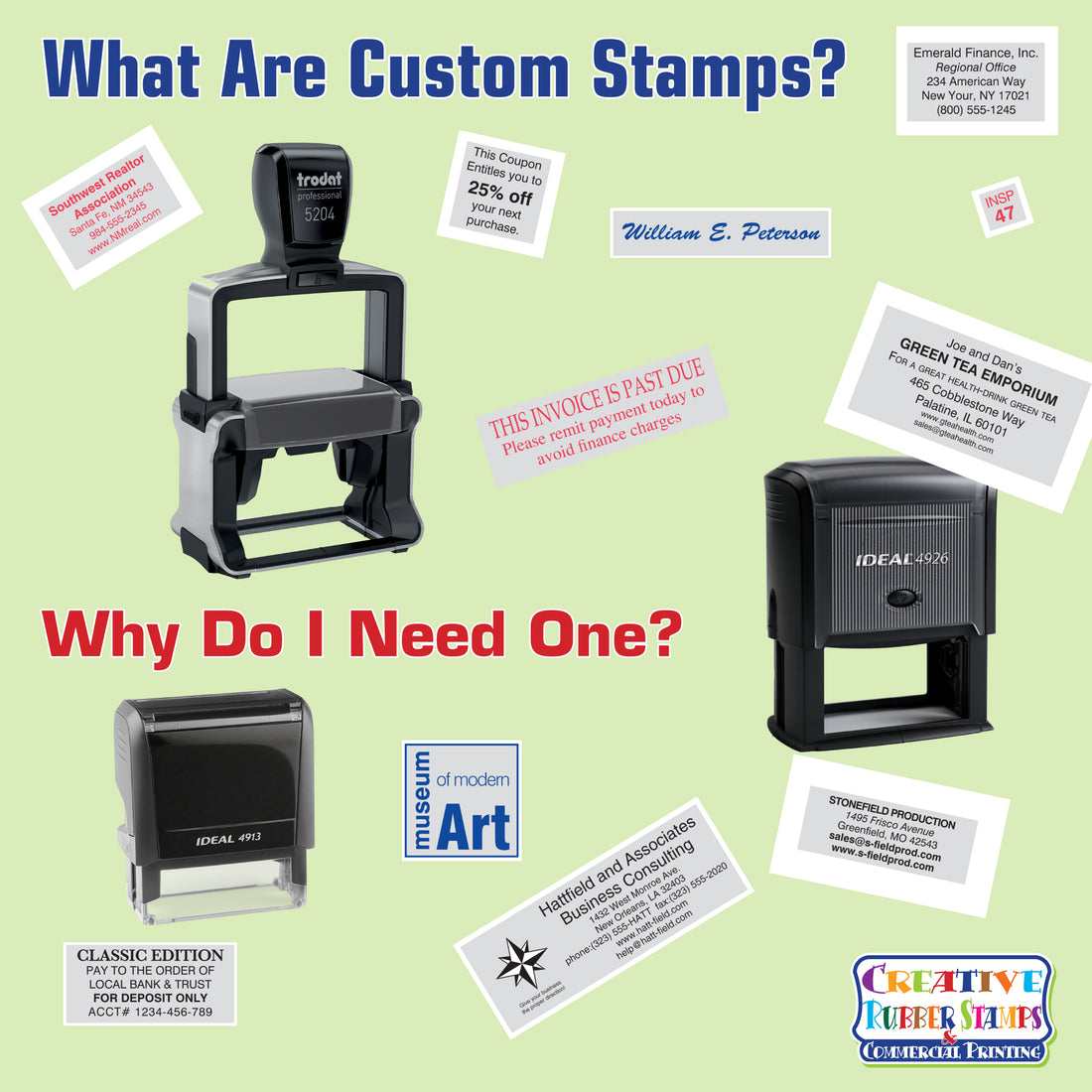What Are Custom Stamps and Why Do I Need One? – Creative Rubber Stamps