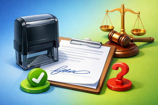 Can Signature Stamps Be Legal? - Creative Rubber Stamps