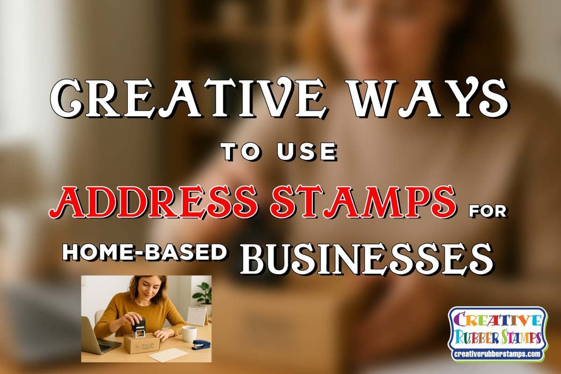 Creative Ways to Use Address Stamps for Home-Based Businesses - Creative Rubber Stamps