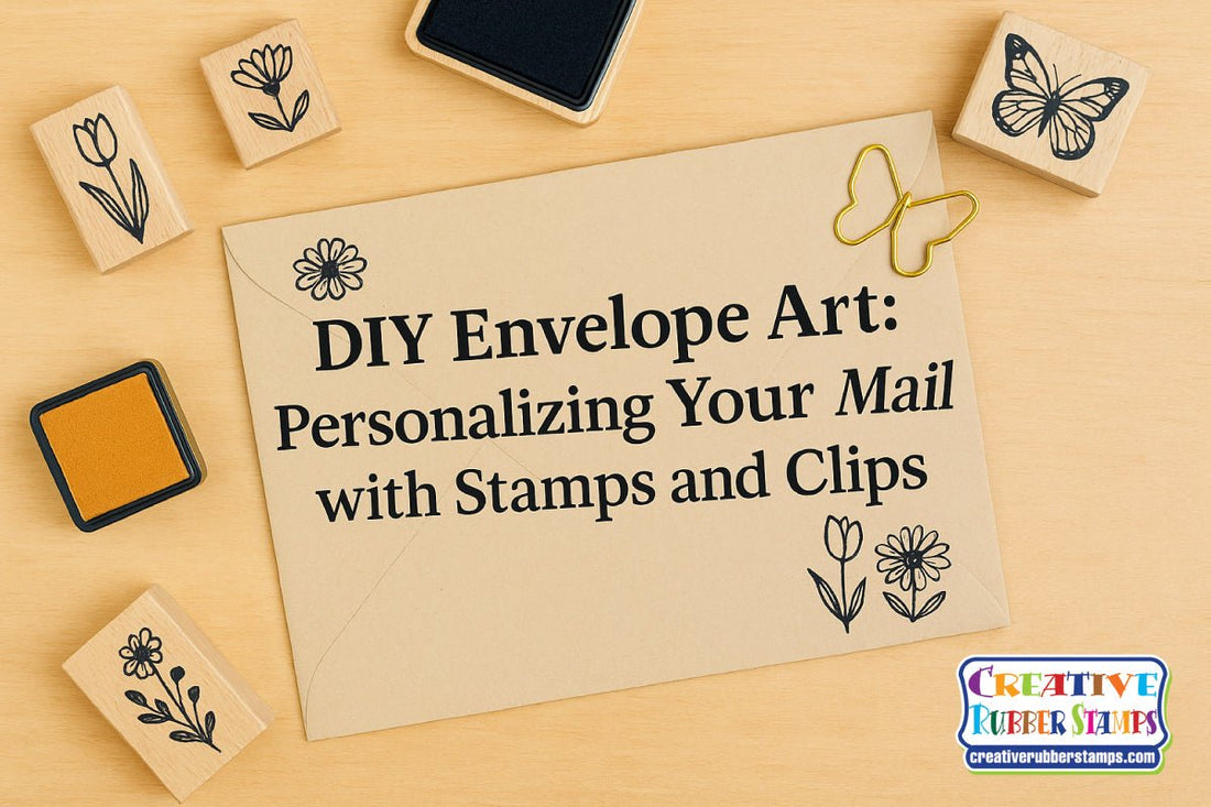 DIY Envelope Art: Personalizing Your Mail with Stamps and Clips - Creative Rubber Stamps