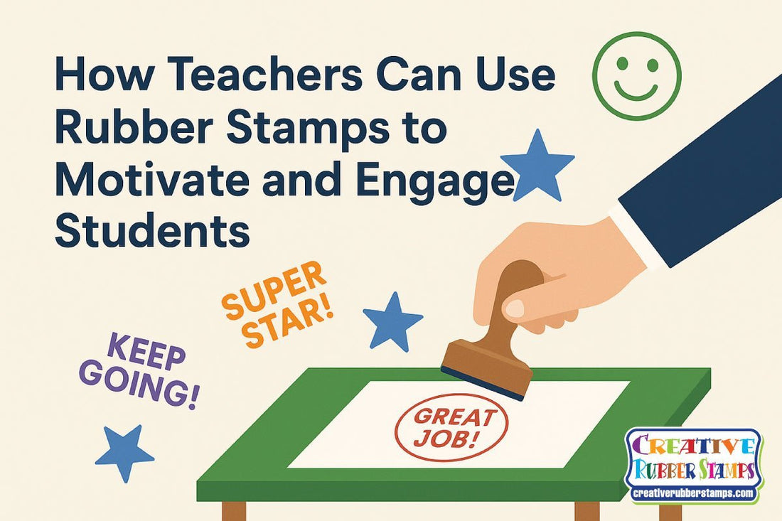 How Teachers Can Use Rubber Stamps to Motivate and Engage Students - Creative Rubber Stamps