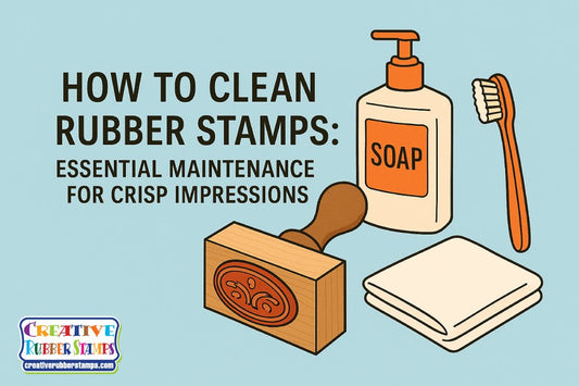 How to Clean Rubber Stamps: Essential Maintenance for Crisp Impressions - Creative Rubber Stamps