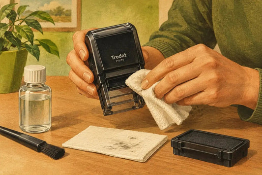 How to Clean your Self Inking Stamp Properly - Creative Rubber Stamps