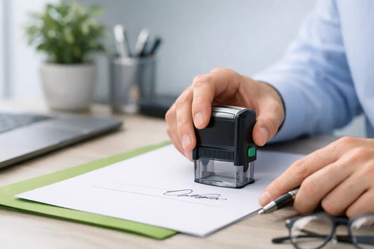 How to Order Custom Signature Stamp Right - Creative Rubber Stamps