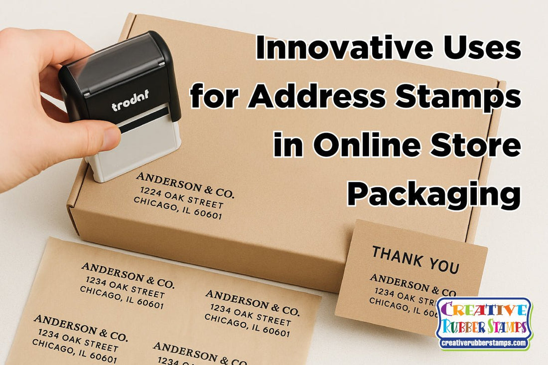 Innovative Uses for Address Stamps in Online Store Packaging - Creative Rubber Stamps