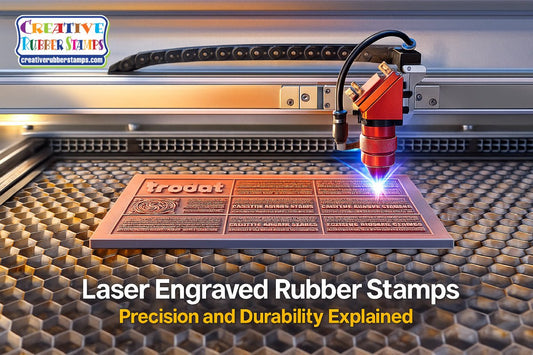 Laser Engraved Rubber Stamps: Precision and Durability Explained - Creative Rubber Stamps