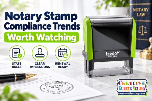 Notary Stamp Compliance Trends Worth Watching - Creative Rubber Stamps