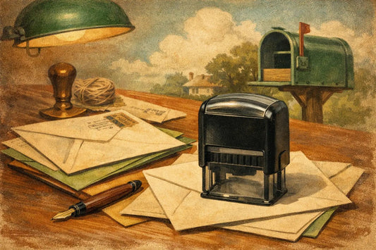 Return Address Stamp Etiquette Made Simple - Creative Rubber Stamps