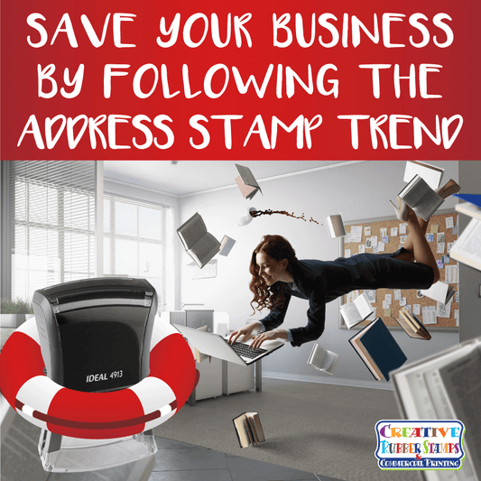 SAVE YOUR BUSINESS BY FOLLOWING THE ADDRESS STAMP TREND - Creative Rubber Stamps