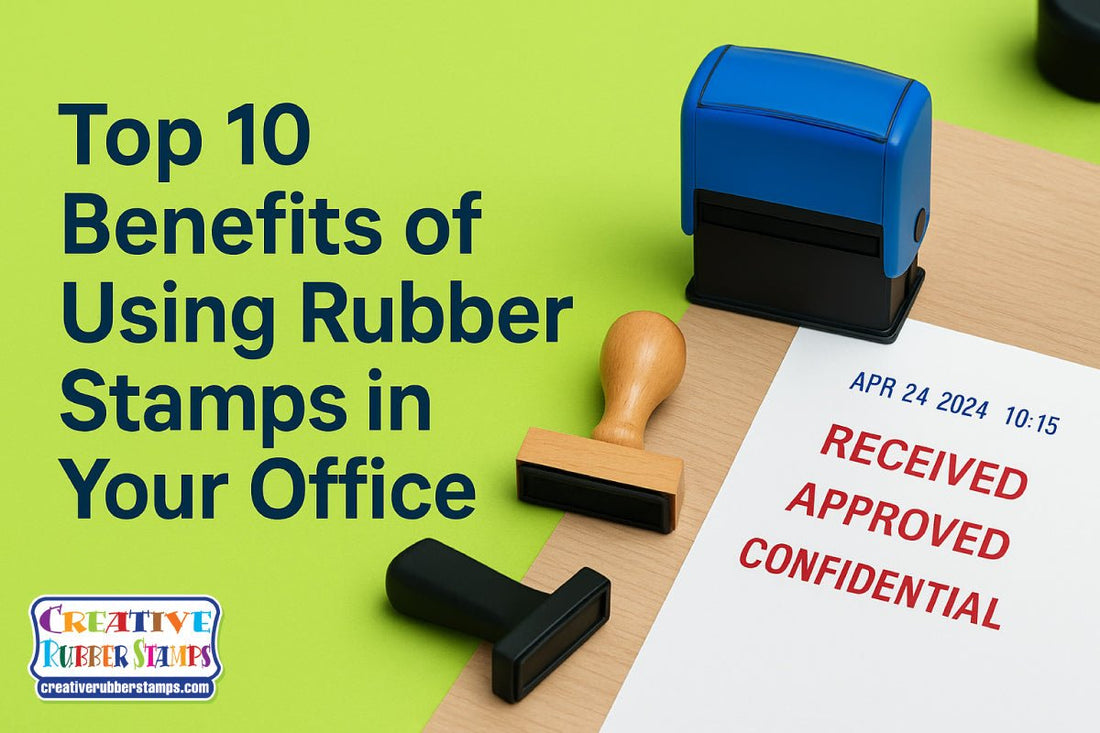 Top 10 Benefits of Using Rubber Stamps in Your Office - Creative Rubber Stamps
