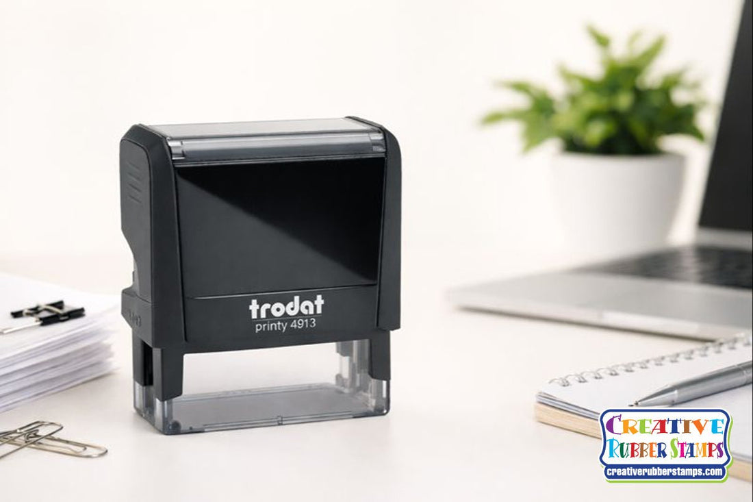 Top 7 Benefits of Using Self-Inking Stamps in Your Office - Creative Rubber Stamps