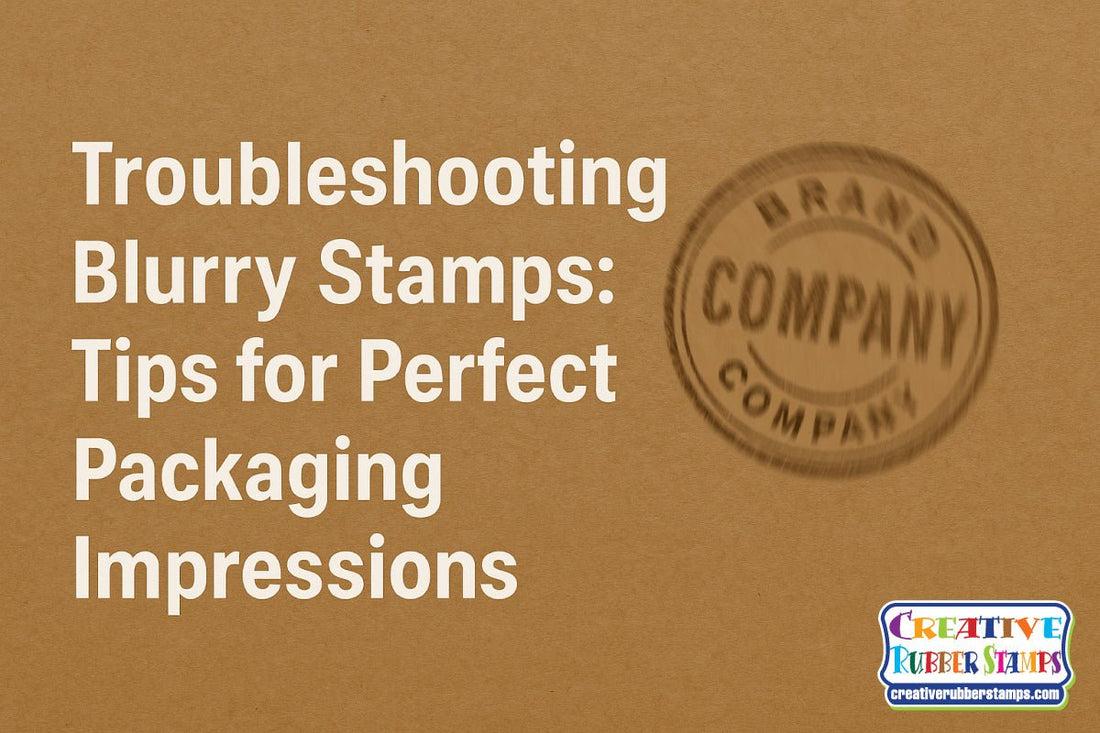Troubleshooting Blurry Stamps: Tips for Perfect Packaging Impressions - Creative Rubber Stamps