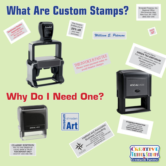 What Are Custom Stamps and Why Do I Need One? - Creative Rubber Stamps