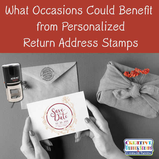 What Occasions Could Benefit from Personalized Return Address Stamps - Creative Rubber Stamps