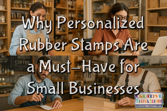 Why Personalized Rubber Stamps Are a Must-Have for Small Businesses - Creative Rubber Stamps