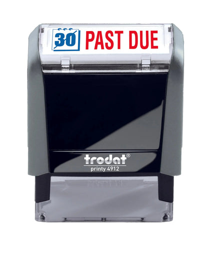 Trodat PAST DUE Ideal 4912 Custom Self-Inking Rubber Stamp