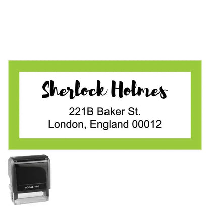 Personalized Rectangle Address Self-Inking Stamp