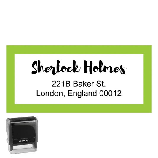 Personalized Rectangle Address Self-Inking Stamp