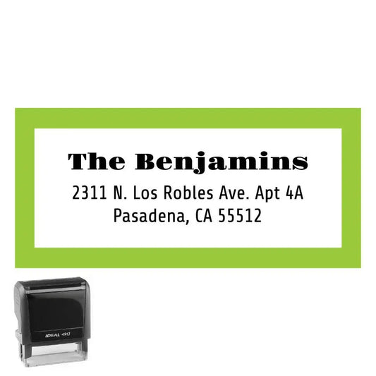 Personalized Rectangle Address Self-Inking Stamp