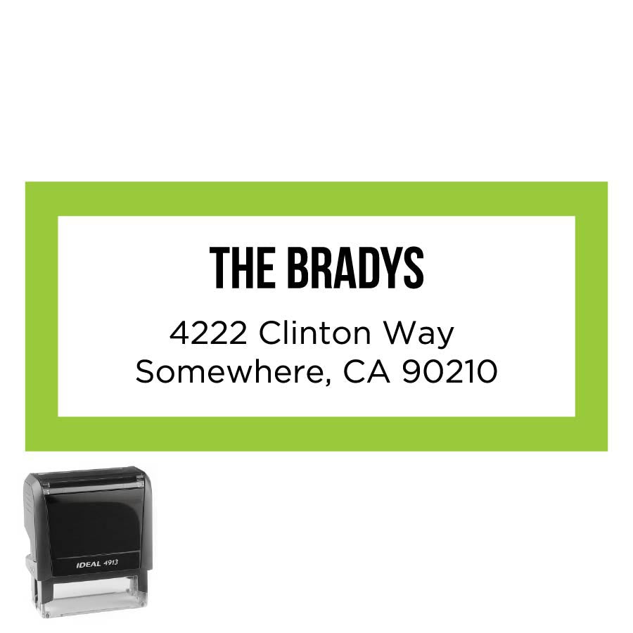 Rectangle Personalized Self-Inking Stamp