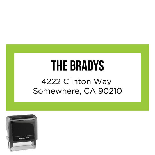 Rectangle Personalized Self-Inking Stamp
