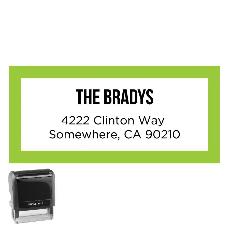 Rectangle Personalized Self-Inking Stamp