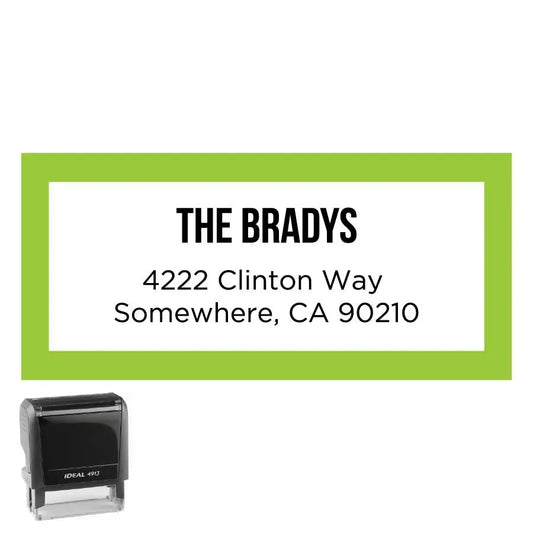 Rectangle Personalized Self-Inking Stamp
