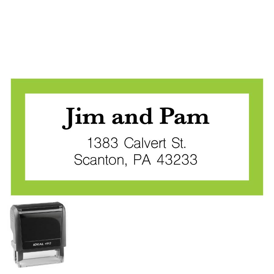 Rectangle Personalized Self-Inking Stamp