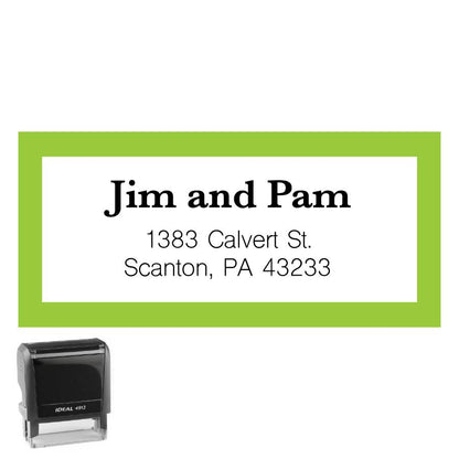 Rectangle Personalized Self-Inking Stamp