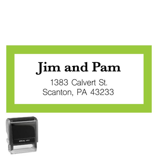 Rectangle Personalized Self-Inking Stamp