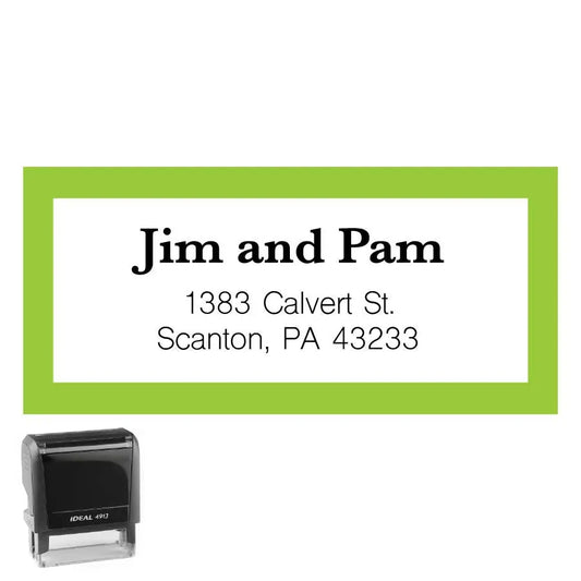 Rectangle Personalized Self-Inking Stamp