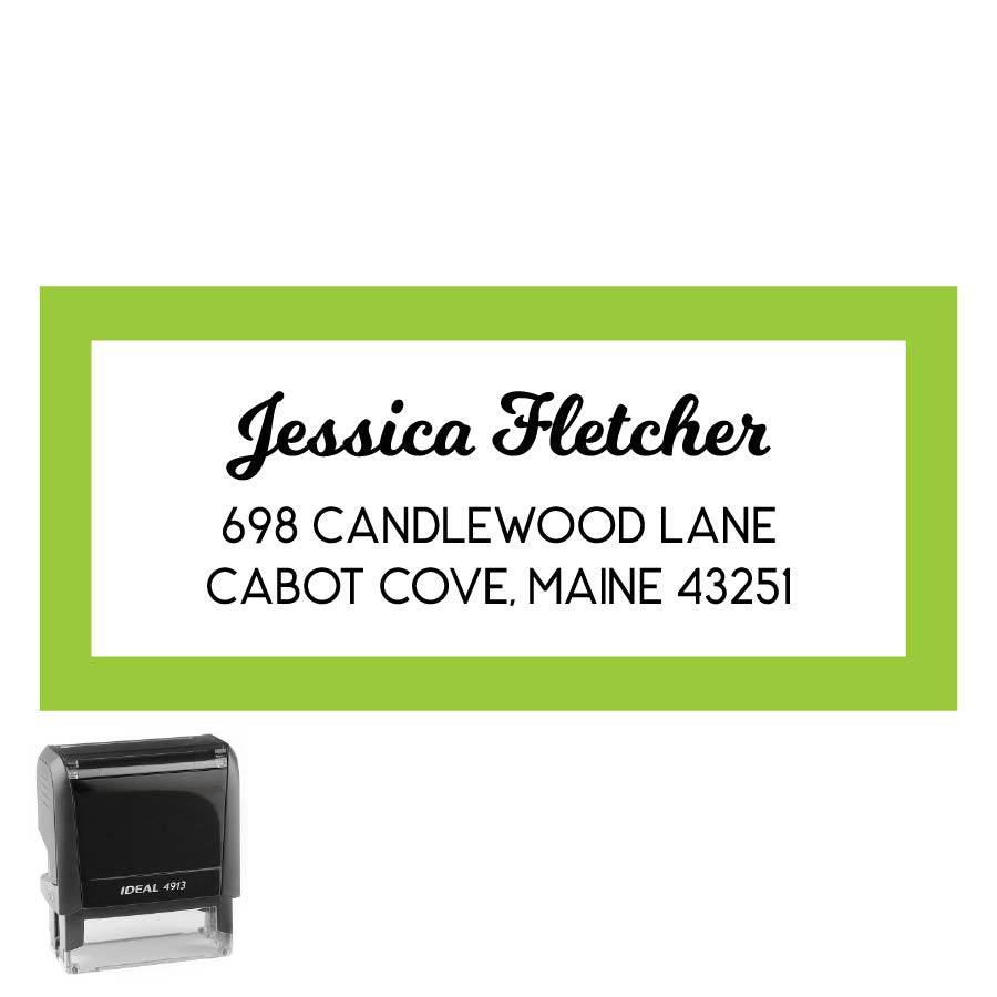 Rectangle Personalized Self-Inking Stamp