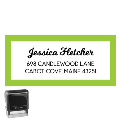 Rectangle Personalized Self-Inking Stamp