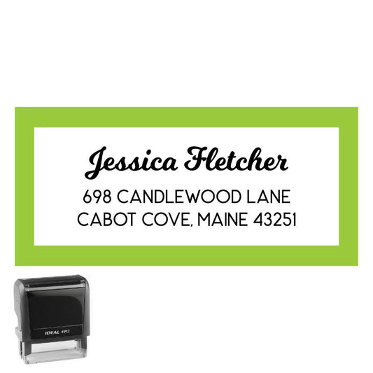Rectangle Personalized Self-Inking Stamp