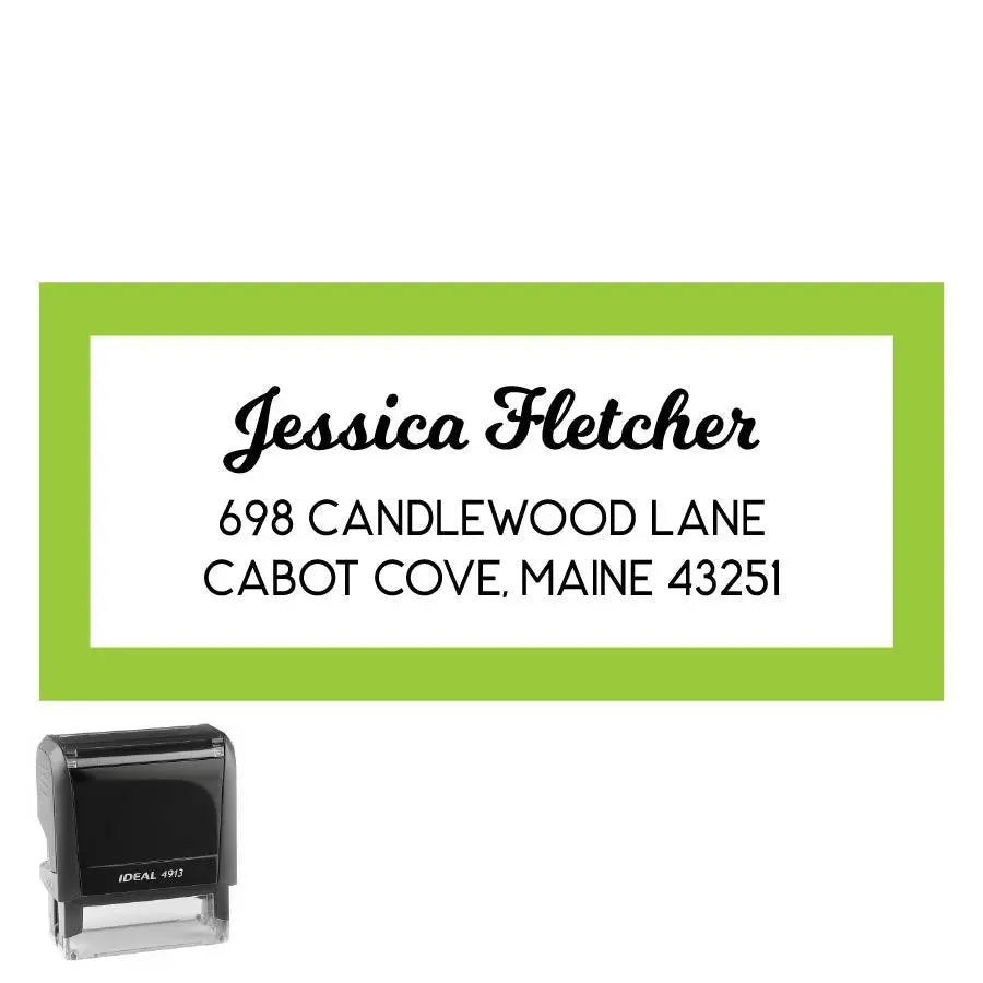 Rectangle Personalized Self-Inking Stamp