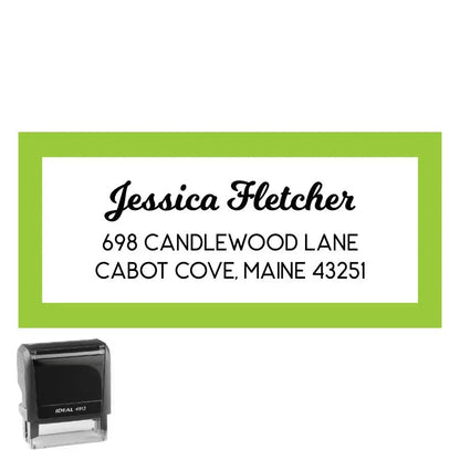Rectangle Personalized Self-Inking Stamp