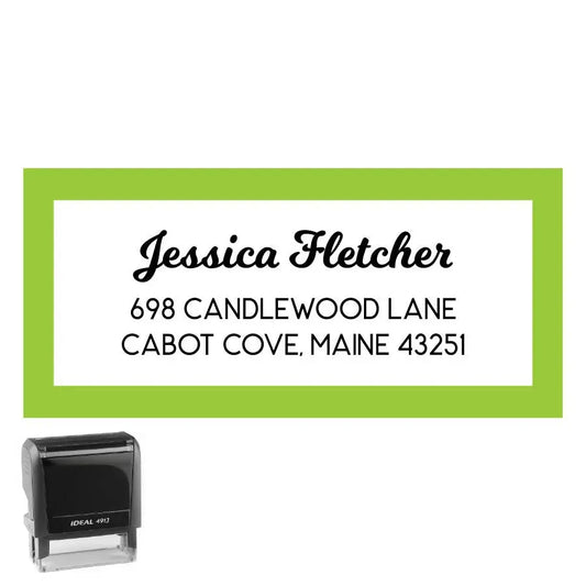 Rectangle Personalized Self-Inking Stamp