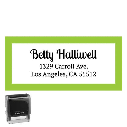 Personalized Rectangle Address Self-Inking Stamp